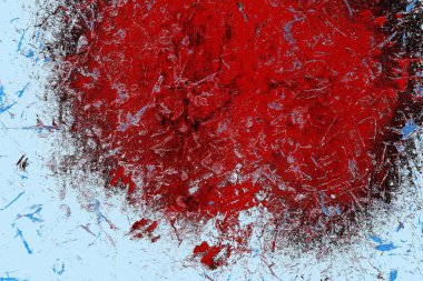 Çizik ve çatlaklarla metal doku