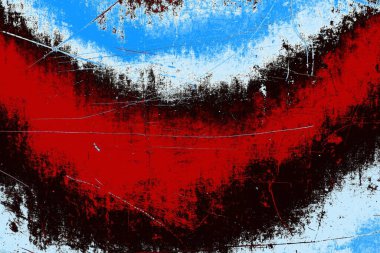 Çizik ve çatlaklarla metal doku