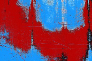 Çizik ve çatlaklarla metal doku