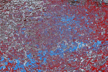 Çizik ve çatlaklarla metal doku