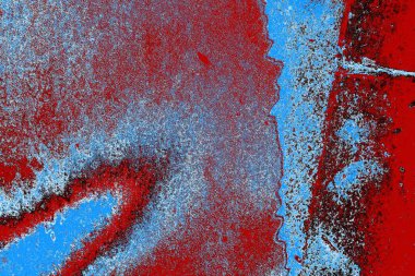 kırmızı, mavi ve siyah grunge duvar dokusu arkaplanı 
