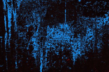 Koyu renkli ses, çatlak ve arkaplanı su sıçratan grunge duvar dokusu