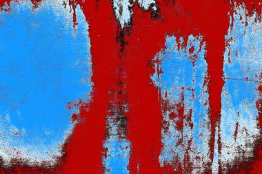 Çizik ve çatlaklarla metal doku