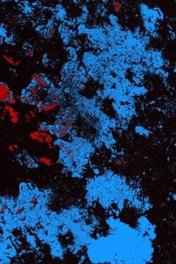 Çizik ve çatlaklarla metal doku