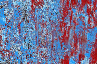 kırmızı, mavi ve siyah grunge duvar dokusu arkaplanı 