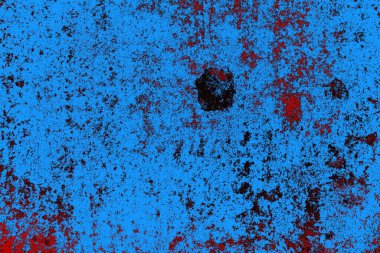 Çizik ve çatlaklarla metal doku