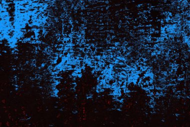 Koyu renkli ses, çatlak ve arkaplanı su sıçratan grunge duvar dokusu