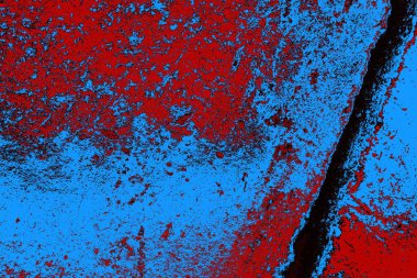 Çizik ve çatlaklarla metal doku