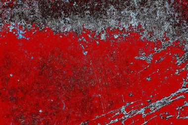 Duvar dokusu arkaplanı eski boyayla soyulmuş 