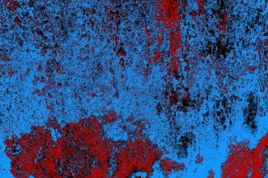 Çizik ve çatlaklarla metal doku