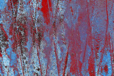 Çizik ve çatlaklarla metal doku