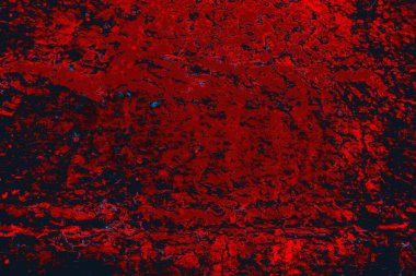 Kırmızı ve mavi renkli grungy duvar, desenli arka plan