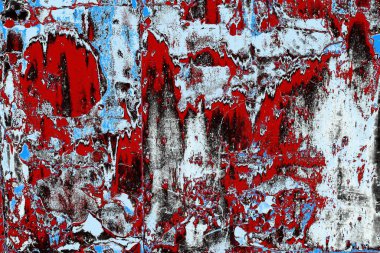 Dökülen boya paslı metal dokusu