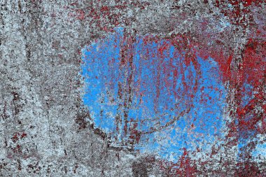 Çizik ve çatlaklarla metal doku