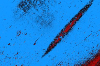 Çizik ve çatlaklarla metal doku