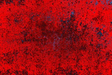Parlak kırmızı ve mavi renkli grunge duvar dokusu arkaplanı
