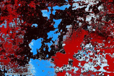 Çizik ve çatlaklarla metal doku