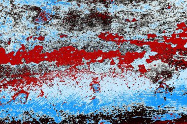 Çizik ve çatlaklarla metal doku