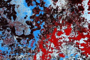 Çizik ve çatlaklarla metal doku