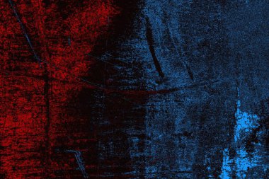 Koyu renkli ses, arka planda çatlaklar olan grunge duvar dokusu