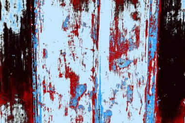 Çizik ve çatlaklarla metal doku