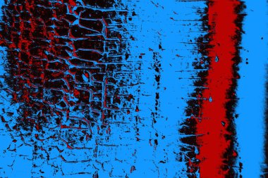 Çizik ve çatlaklarla metal doku