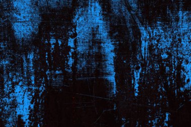 Koyu renkli ses, arka planda çatlaklar olan grunge duvar dokusu