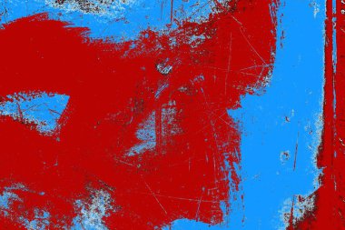 Çizik ve çatlaklarla metal doku