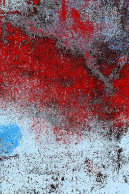 Çizik ve çatlaklarla metal doku