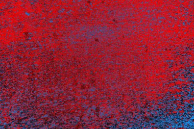 Kırmızı ve mavi renkli grunge duvar dokusu arkaplanı