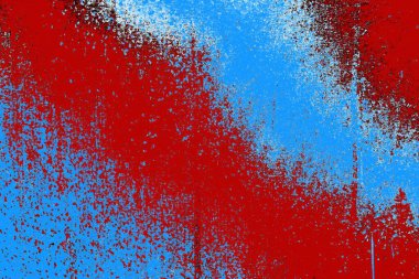 kırmızı, mavi ve siyah grunge duvar dokusu arkaplanı