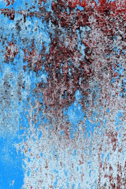 Çizik ve çatlaklarla metal doku