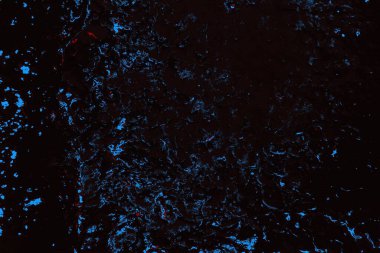 Çizik ve çatlaklarla metal doku