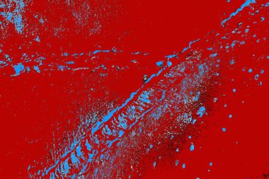 Çizik ve çatlaklarla metal doku