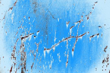 Çizik ve çatlaklarla metal doku