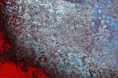 Çizik ve çatlaklarla metal doku