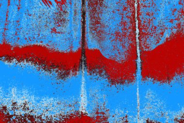 Çizik ve çatlaklarla metal doku