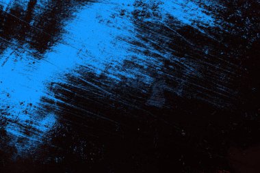 Kırık tarih arkaplanı olan kırmızı, mavi ve siyah grunge duvar