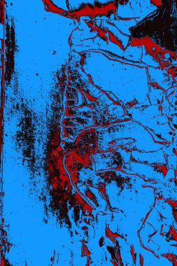 Çizik ve çatlaklarla metal doku