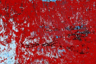 Duvar dokusu arkaplanı eski boyayla soyulmuş 