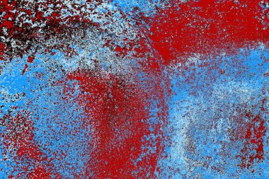 Duvar dokusu arkaplanı eski boyayla soyulmuş 