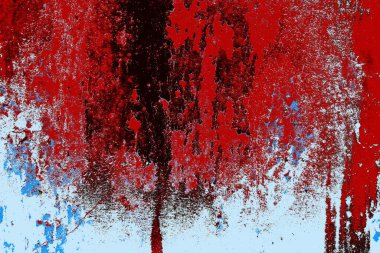 Çizik ve çatlaklarla metal doku