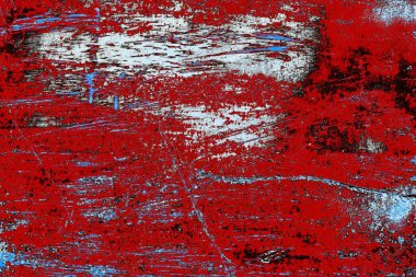 Dökülen boya paslı metal dokusu