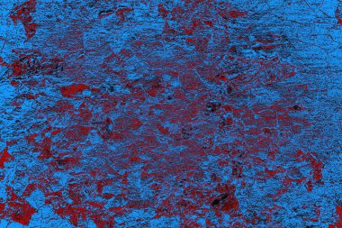 Çizik ve çatlaklarla metal doku