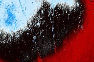 Duvar dokusu arkaplanı eski boyayla soyulmuş 