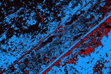 Çizik ve çatlaklarla metal doku