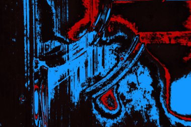 Çizik ve çatlaklarla metal doku