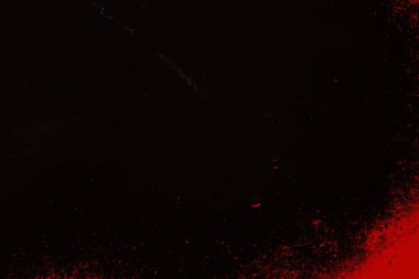 Koyu renkli ses, arka planda çatlaklar olan grunge duvar dokusu