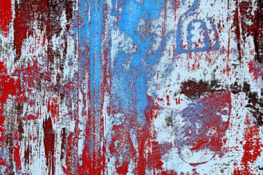 Çizik ve çatlaklarla metal doku