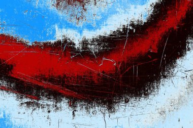 Çizik ve çatlaklarla metal doku